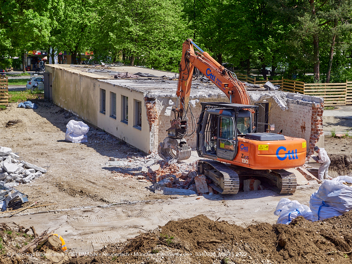 11.05.2022 - Baustelle am Haus für Kinder in Neuperlach